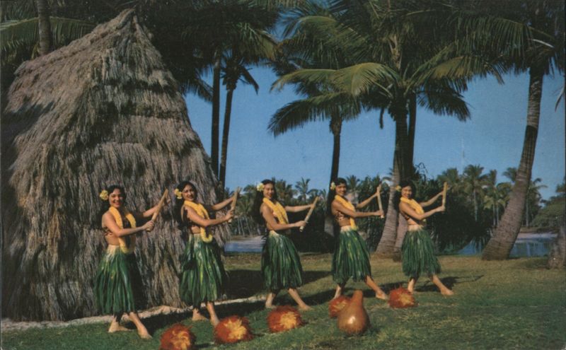 Hula Dancers Performing in Hawaii Honolulu Mike Roberts