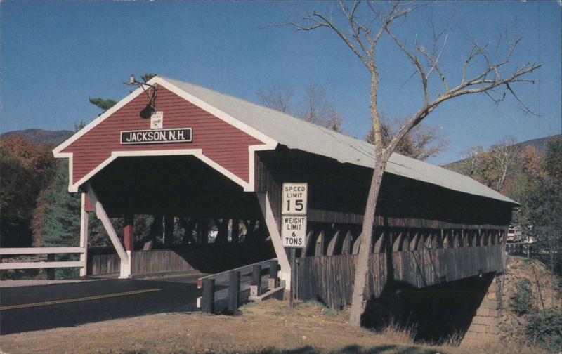 Jackson Covered Bridge, Honeymoon Bridge New Hampshire