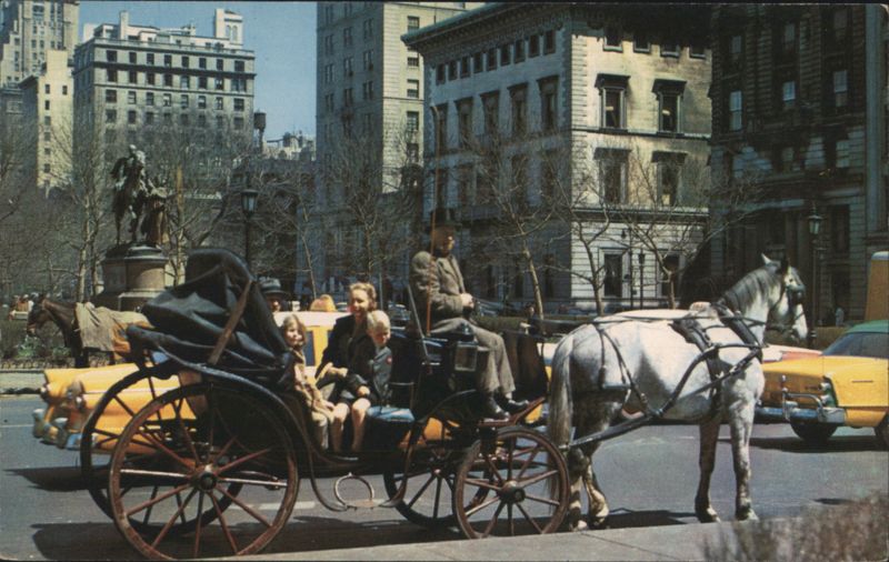 Carriages on 59th Street, New York City