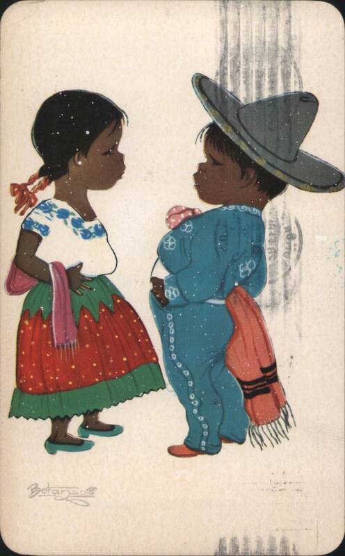 Mexican Children in Traditional Attire by Betanzo