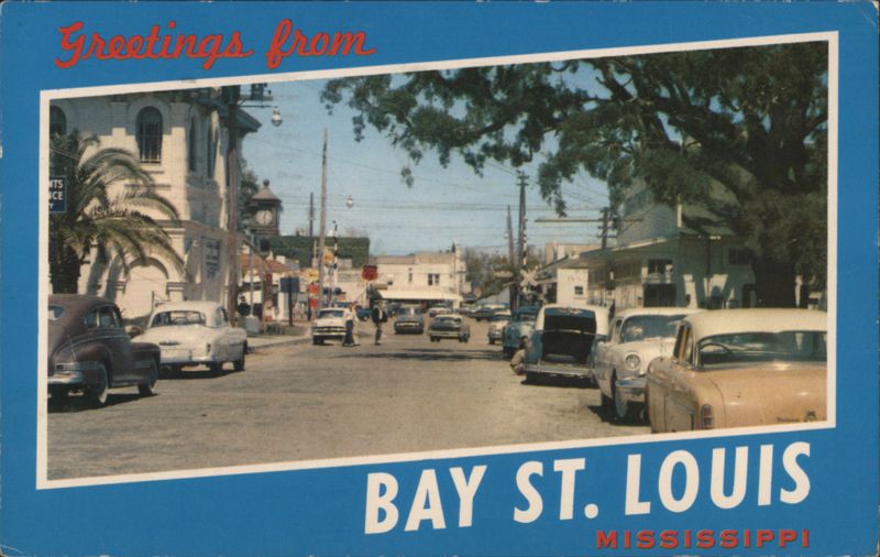 Greetings from Bay St. Louis, Mississippi - Beach Boulevard Bay Saint Louis