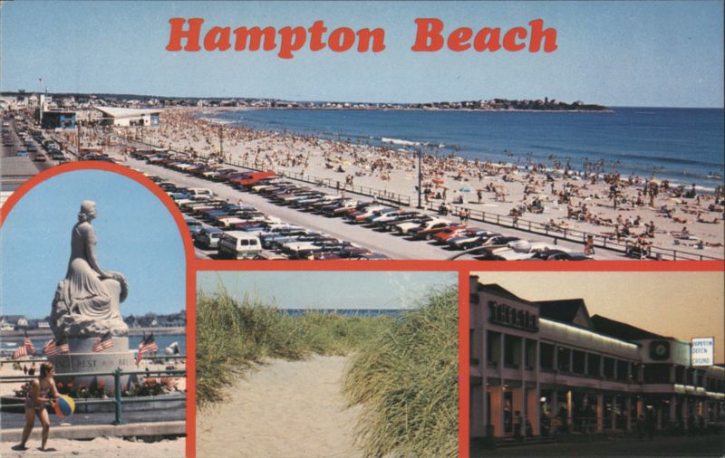 Hampton Beach, Ocean Boulevard, Casino & Sea Shell New Hampshire