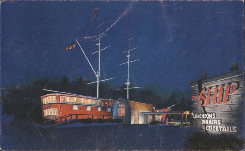 The Ship Restaurant, American Brigantine, Lynnfield Massachusetts