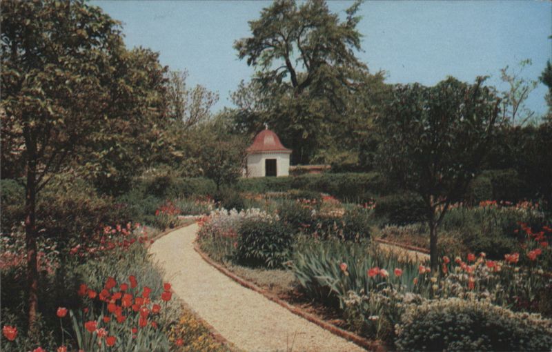 Upper Garden, The Schoolhouse, Mount Vernon, Virginia