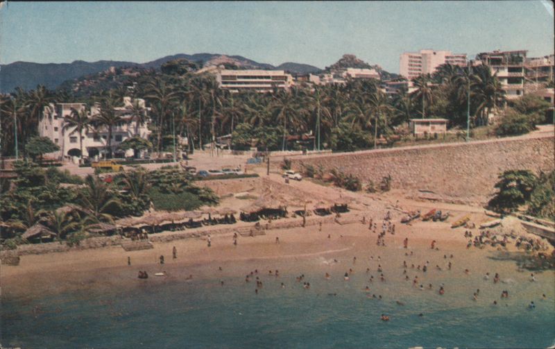 Panoramic Langosta Beach and Hotel Mozimba Acapulco Mexico