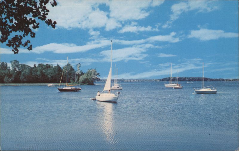 Sailboats on Carry Bay North Hero Vermont John R. Griffith