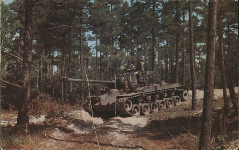 M-26 Tank Training Problem, 8th Tank Battalion Camp Lejeune North Carolina