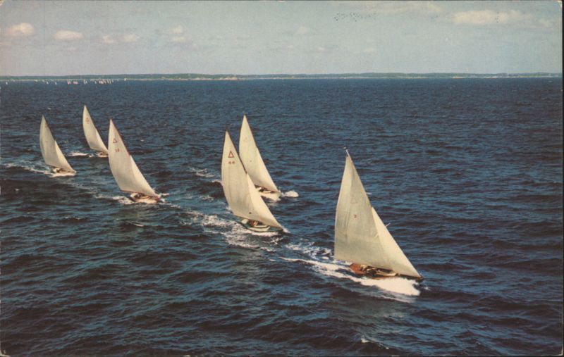 Sailing Races off Battery Charleston South Carolina