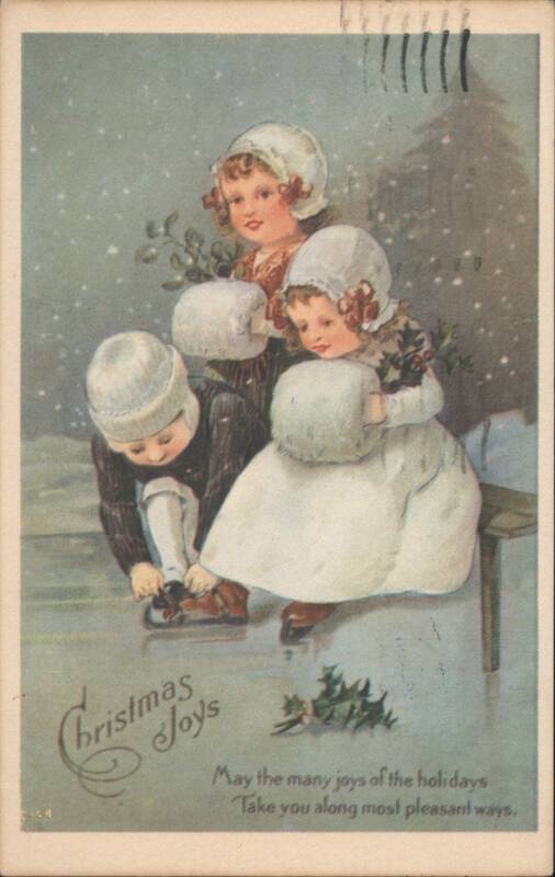 Christmas Joys, Children Ice Skating
