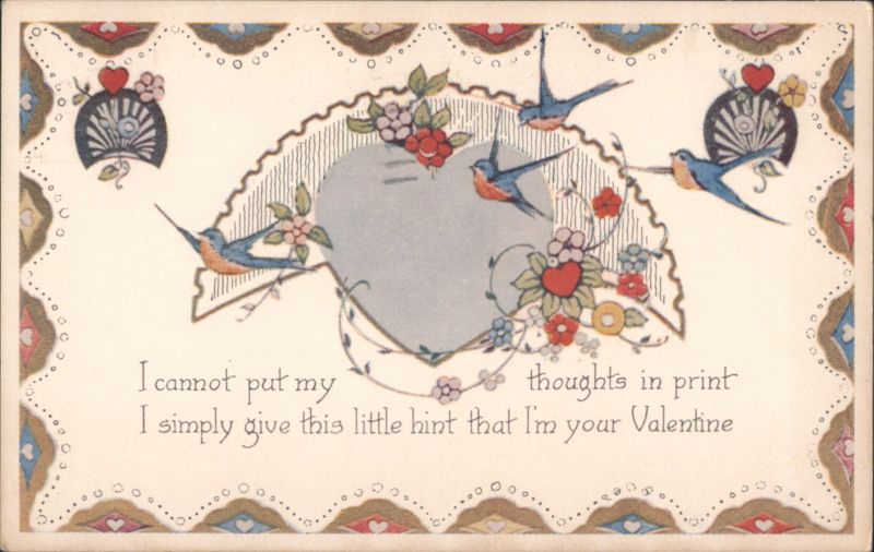 Birds, Flowers, Heart, I'm your Valentine