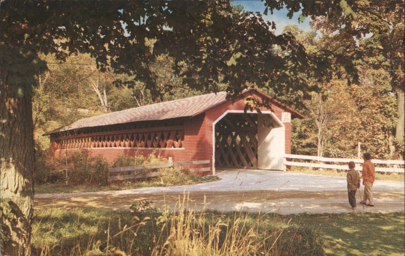 Burt Henry Covered Bridge, Green Mountains Bennington Vermont