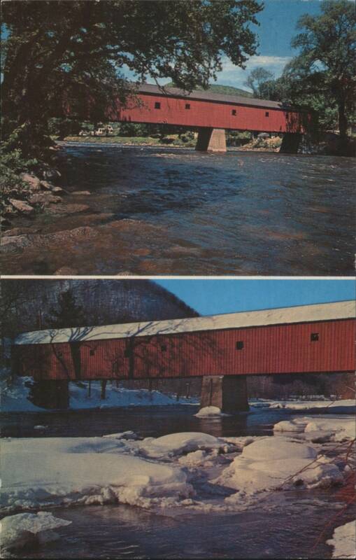West Cornwall Covered Bridge, Housatonic River Connecticut