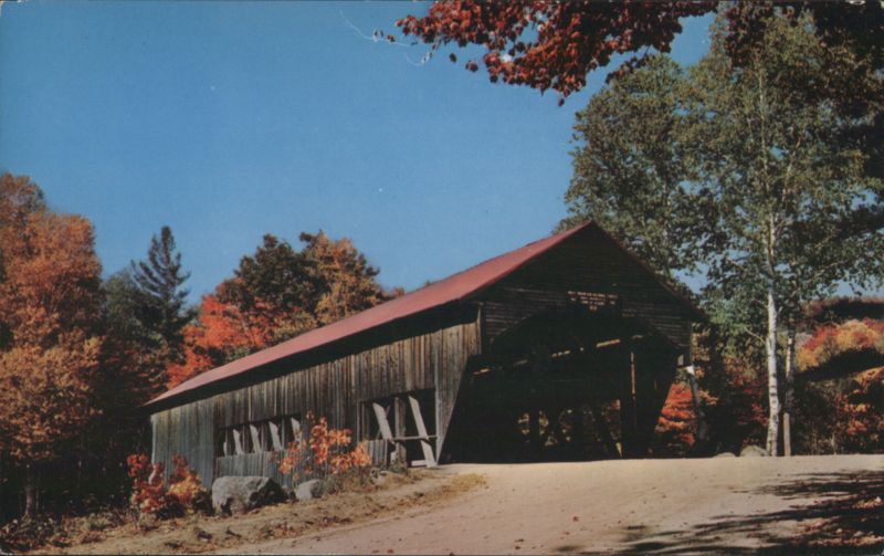 Covered Bridge over Swift River, Albany, NH New Hampshire