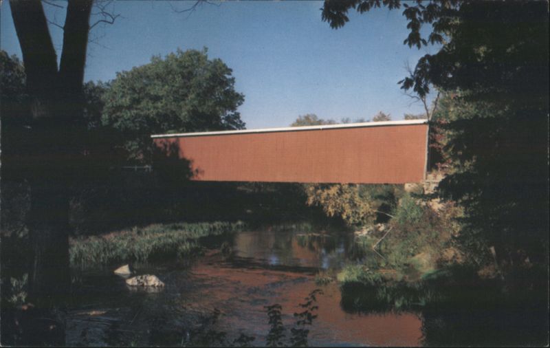 County Farm Bridge over Cocheco River Dover New Hampshire