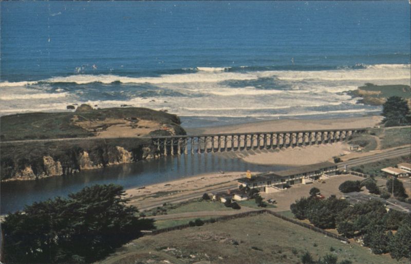 Vista Manor, Fort Bragg, CA - Coastal View with Bridge California