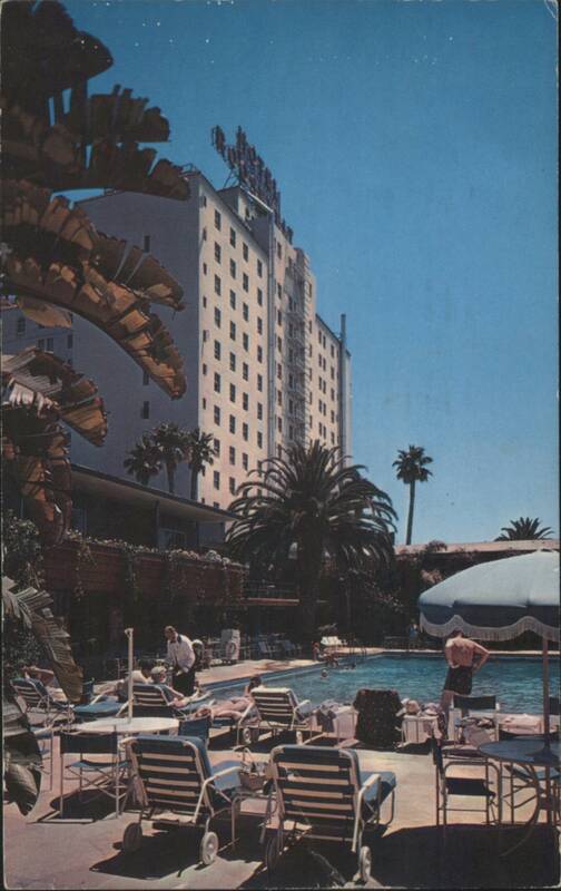 Hollywood Roosevelt Hotel Pool Area, Filmdom's Capital California