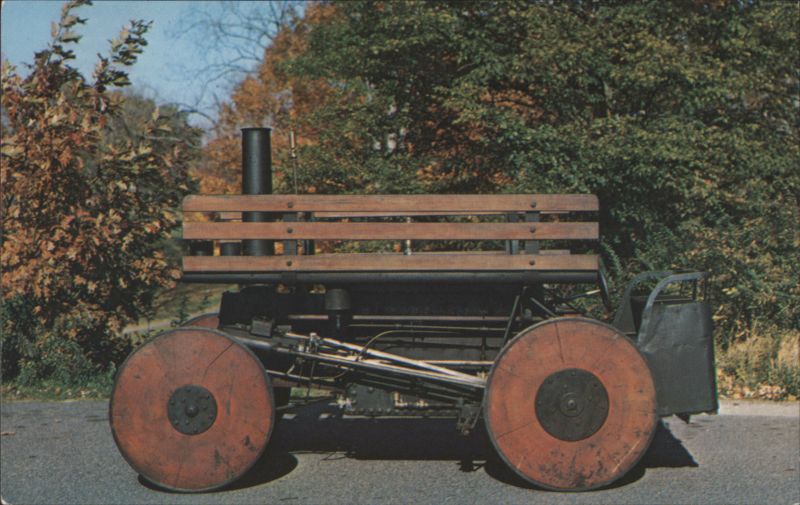 1866-7 DUDGEON Steam Road Locomotive, Oldest American Motor Vehicle