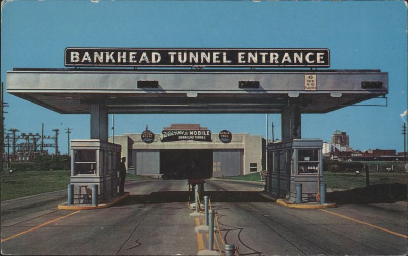 Bankhead Tunnel Eastern Entrance Mobile Alabama