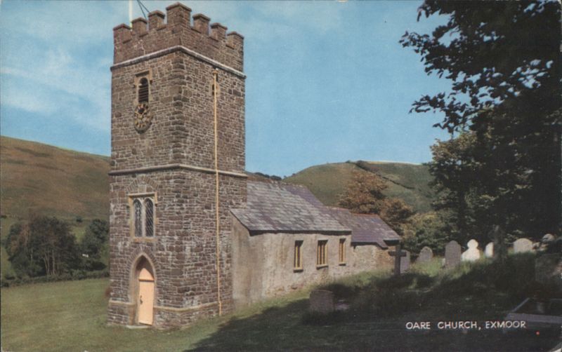 Oare Church, Exmoor, Lorna Doone Marriage & Shooting United Kingdom