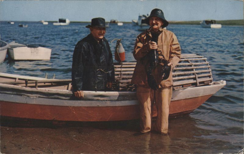 New England Coast Lobstermen, Hunter Brothers, Chatham Massachusetts