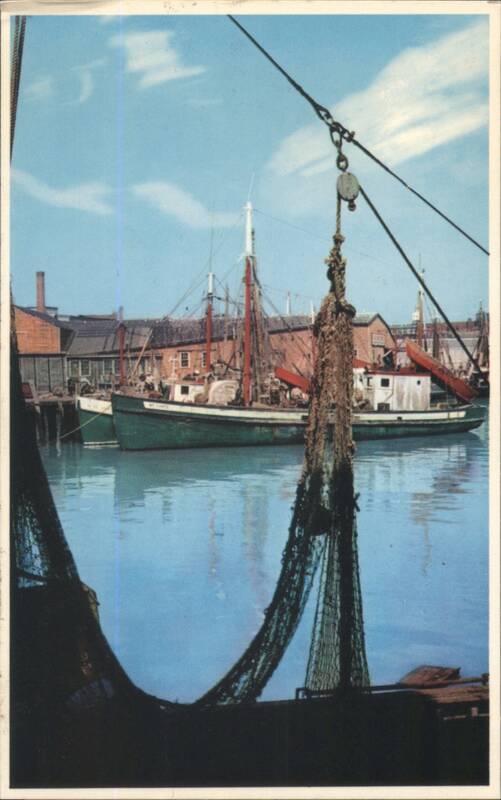 Gloucester Waterfront Portuguese Seine Fishing Fleet Massachusetts
