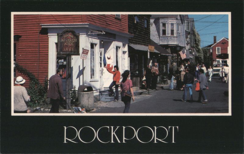 Rockport Bearskin Neck Street Scene Massachusetts Rick Ashton