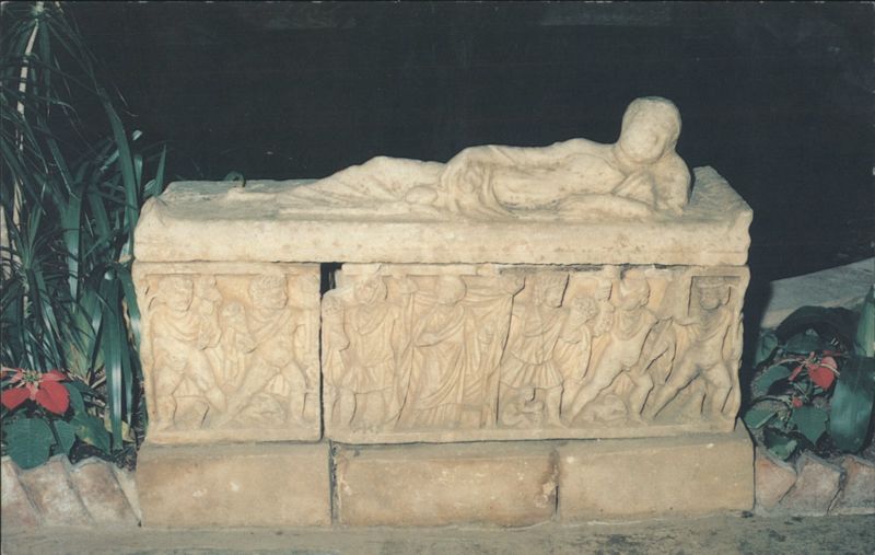 Child's Sarcophagus, Hammond Castle Museum, Gloucester MA Massachusetts