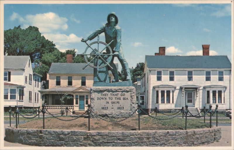 Fisherman's Memorial Statue, Gloucester Harbor Massachusetts