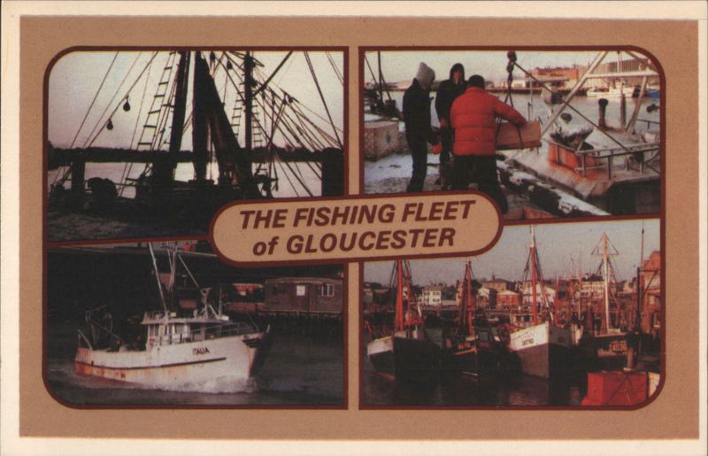 The Fishing Fleet of Gloucester Massachusetts John Alderson