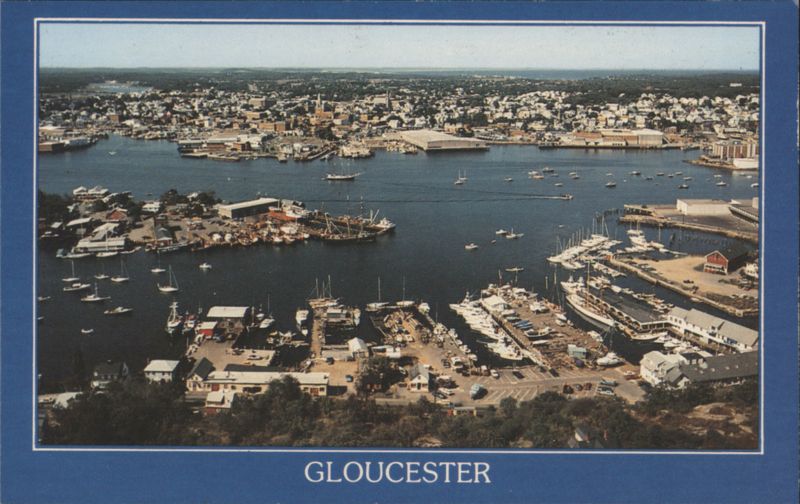Gloucester Harbor, America's Fishing Fleet Massachusetts