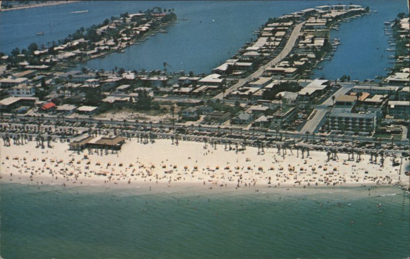Clearwater Beach, Florida - Aerial View, South Beach Pavilion