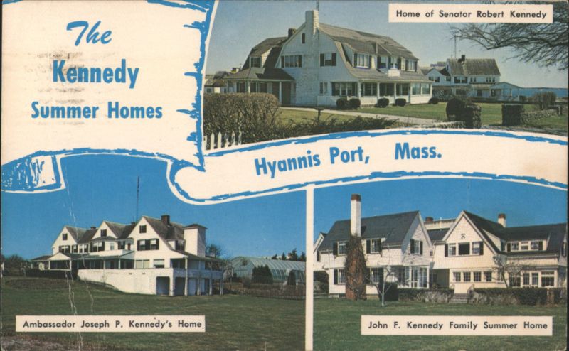 The Kennedy Summer Homes - Hyannis Port, Mass. Massachusetts