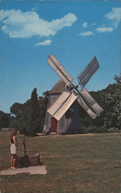 Eastham Windmill, Cape Cod, MA - Grinding Corn Massachusetts