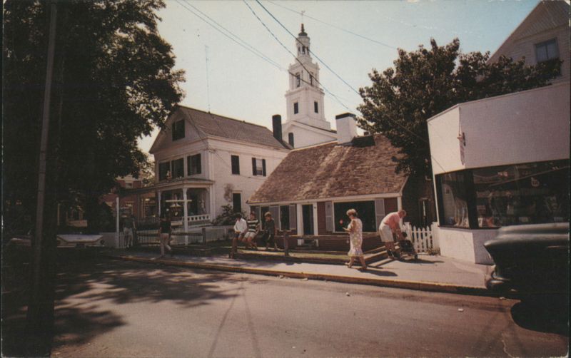 Street Scene at Provincetown, Cape Cod Massachusetts