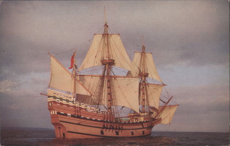 Mayflower II Replica Sailing Ship, Plymouth, MA Massachusetts