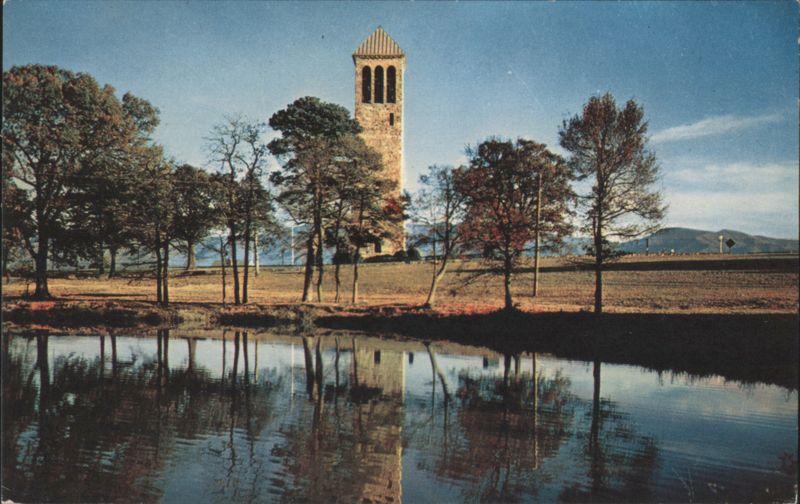 Luray Singing Tower Reflecting Its Beauty at Sunset Virginia