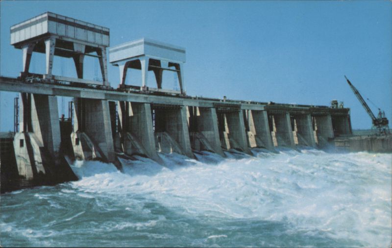 Long Sault Spillway Dam, St. Lawrence River Seaway Project New York