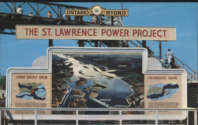Ontario Hydro St. Lawrence Power Project Display Advertising