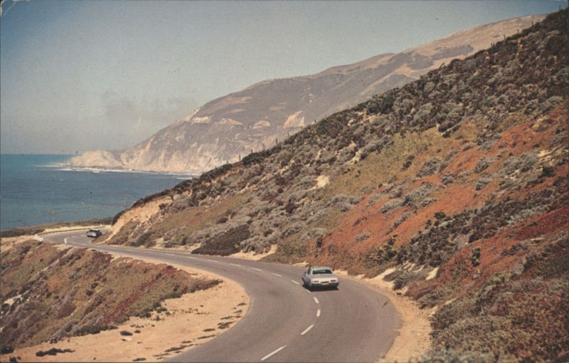 Strawberry Point, Highway 1, Little Sur River, Hurricane Point California