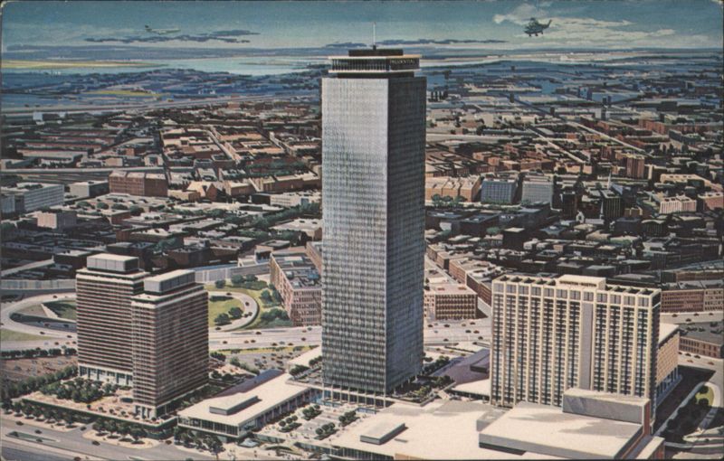 Prudential Center, Boston, Aerial View Massachusetts