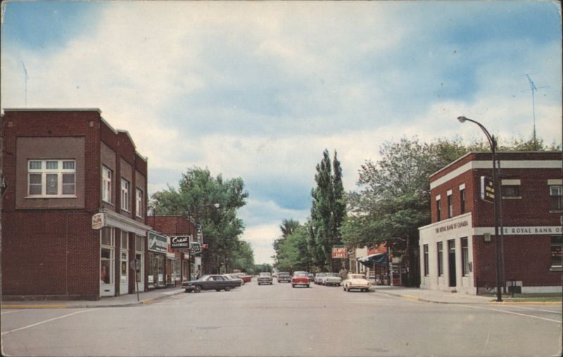 Tudhope Street Looking West, Espanola, ON - Royal Bank, Murray's Canada
