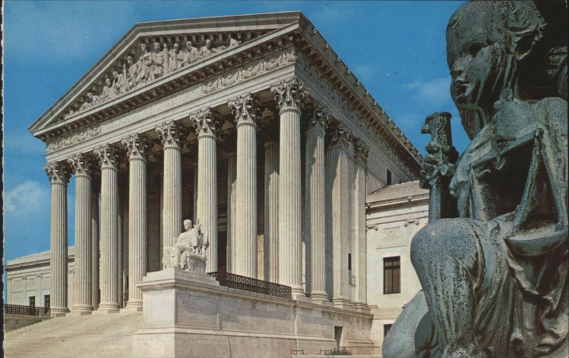 United States Supreme Court Building, Exterior View Washington District of Columbia