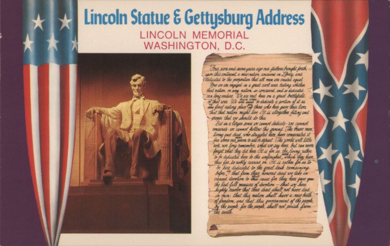 Lincoln Statue & Gettysburg Address, Lincoln Memorial Washington District of Columbia