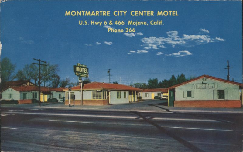 Montmartre City Center Motel, Mojave, CA California
