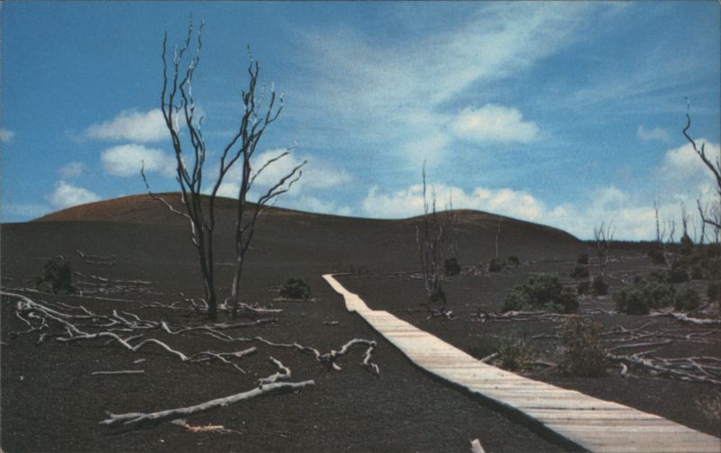 Devastation Trail, Kilauea Iki Volcano Eruption Aftermath Hawaii