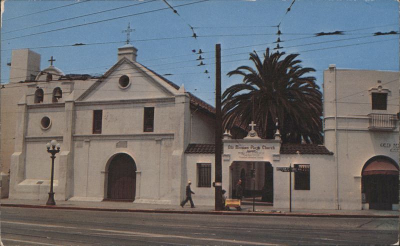 Old Mission Plaza Church Los Angeles California