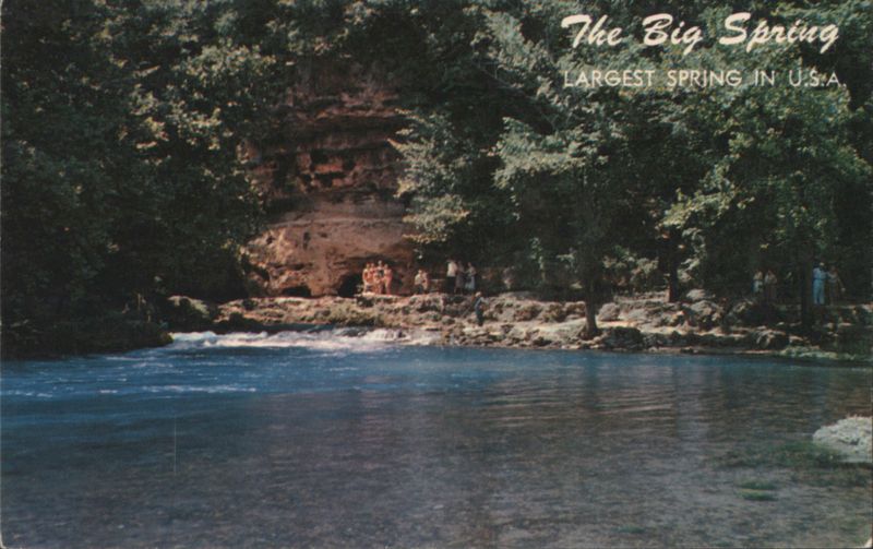 The Big Spring, Largest Spring in USA, Van Buren Missouri