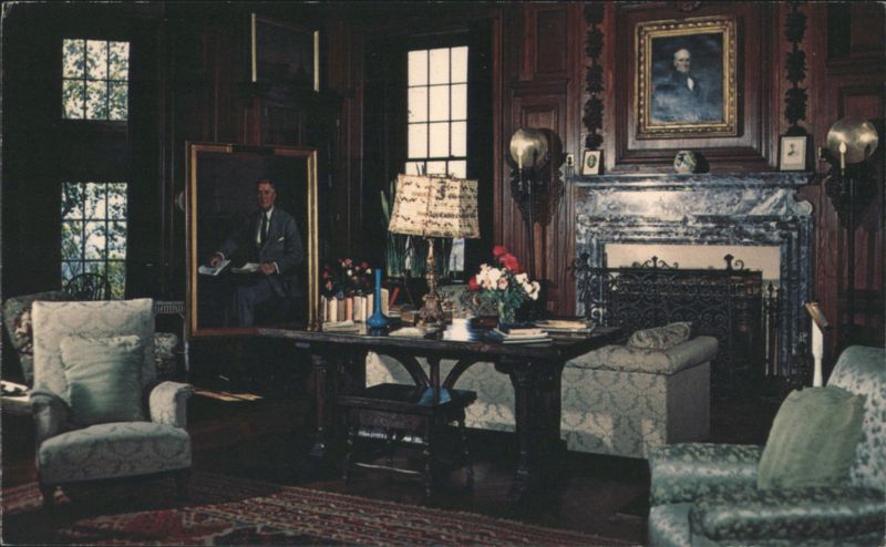 Franklin D. Roosevelt Home Living Room, Hyde Park, NY New York