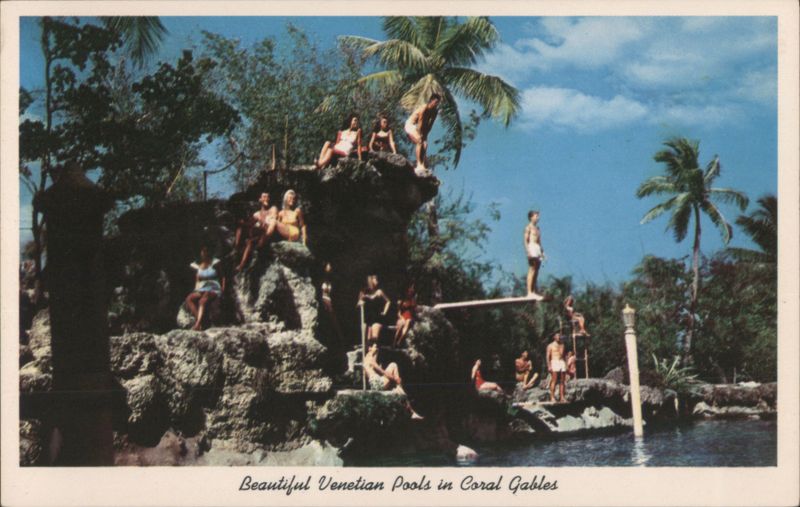 Beautiful Venetian Pools, Coral Gables, FL Florida