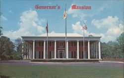 Georgia Governor's Mansion, Greek Revival, Atlanta Postcard